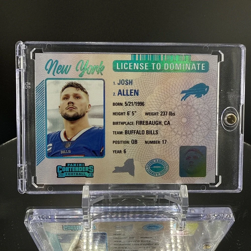2023 Panini Contenders License To Dominate Josh Allen #6 - Case Hit SSP